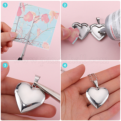 4 шт. подвеска-медальон из нержавеющей стали 316 STAS-BBC0005-07-1