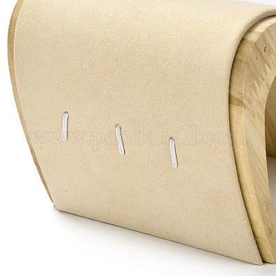 Деревянные ювелирные изделия ожерелья отображает стенды NDIS-K003-02B-1