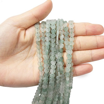 Естественный зеленый авантюрин бисер нитей G-A272-A01-05-1