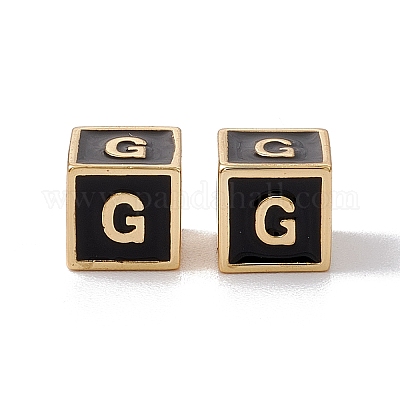 Стойки покрытие латунь эмаль бисер KK-B060-04G-01G-1