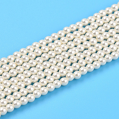 Выпечка из окрашенного перламутрового стекла жемчужные бусинки HY-N002-2mm-A11-1