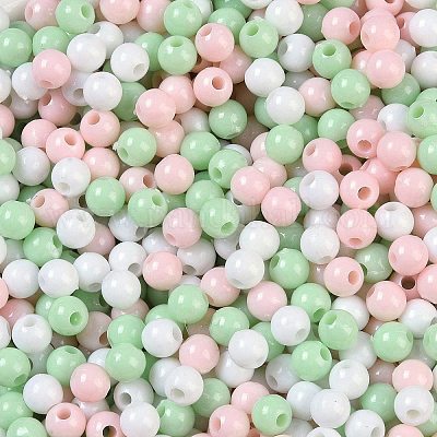 Непрозрачные акриловые бусины OACR-H118-07B-12-1