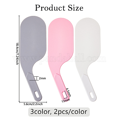 6 шт. двухцветный полипропиленовый пластиковый матрасный подъемник AJEW-DC0002-08-1