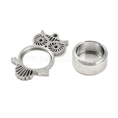 Подвески-медальоны из нержавеющей стали 304 STAS-S132-10P-01-1