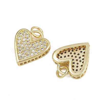 Латунные микро проложить кубического циркония подвески ZIRC-I367-11G-04-1