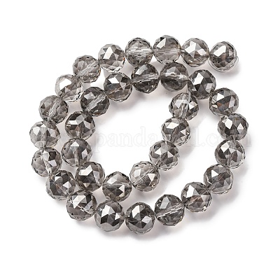 Прозрачные стеклянные бусины гальваническим пряди EGLA-N002-34D-F02-1