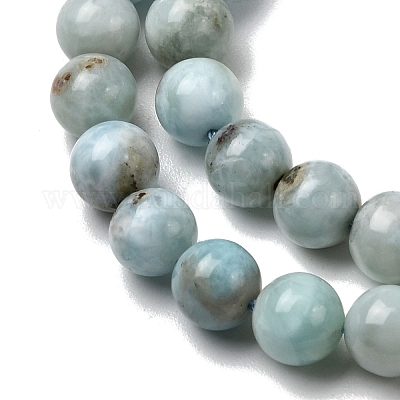 Природные ларимар бисер нитей G-B156-A01-6mm-1