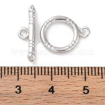 Покрытие стойки экологически чистые латунные застежки-тоглы KK-S403-16P-1