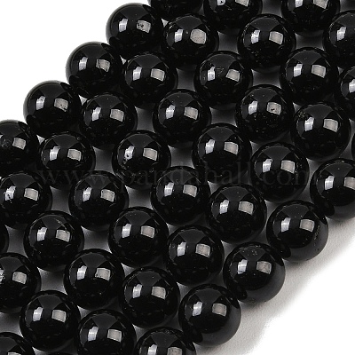 Натуральный турмалин шарик нити&nbsp;G-H1603-12mm-1