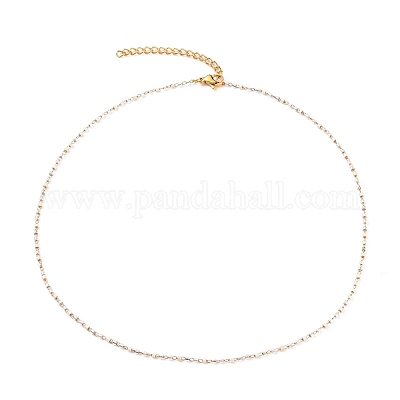 Колье ручной работы из бисера NJEW-JN03185-05-1