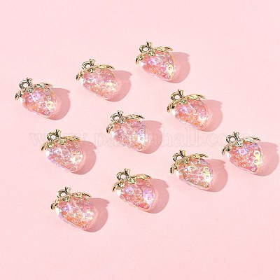 10шт прозрачные акриловые подвески MACR-FS0002-08B-1