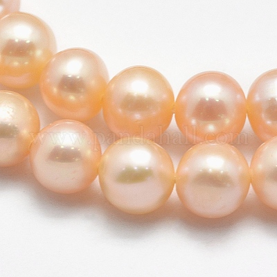 Нити из натурального культивированного пресноводного жемчуга PEAR-F007-12B-01-1