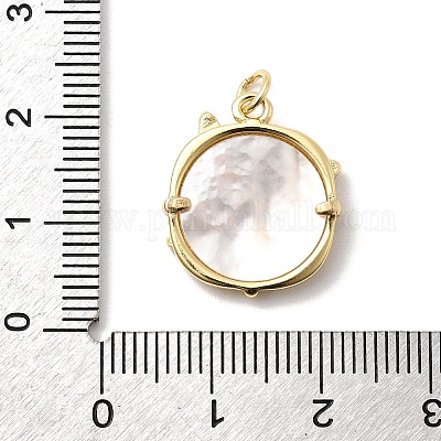 Латунные микро проложить кубического циркония подвески KK-A278-11G-1