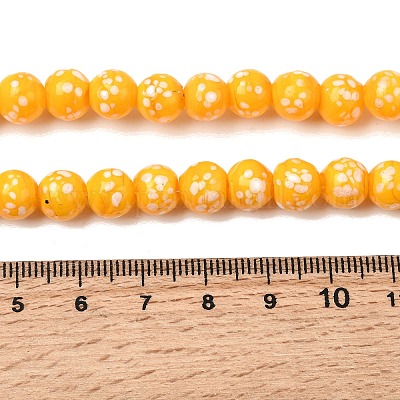 Бусы лэмпворк ручной работы&nbsp;LAMP-H071-01B-07-1