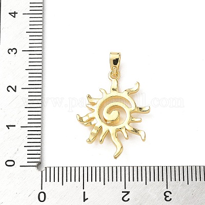 Латунные подвески KK-P334-16G-1