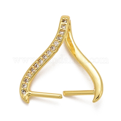 Стеллажное покрытие латунь микро паве кубический цирконий ледоруб щепотка поручни KK-B056-01-1