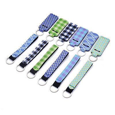 12шт 12 брелки из полиэстера с подвеской KEYC-BY0001-02-1