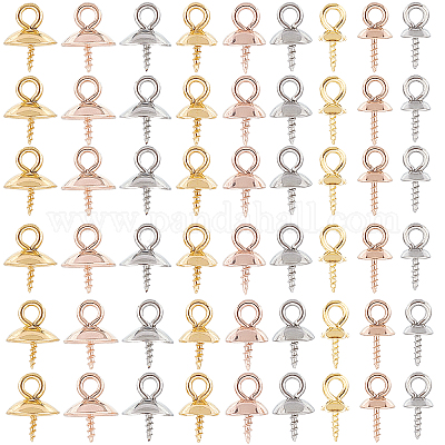 90 шт. 9 стиля 201 и 304 нержавеющая сталь 90 шт. стальной винт с ушком штифт скобы STAS-SC0004-84-1