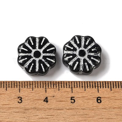 Непрозрачные бусины лэмпворк LAMP-P065-03B-04-1