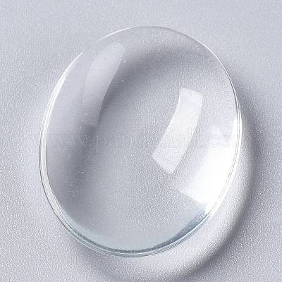 Прозрачные стеклянные кабошоны GLAA-XCP0011-26-1