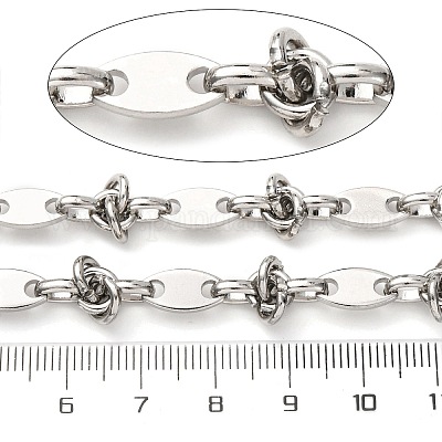 Узел из нержавеющей стали 304 с овальными звеньями цепи CHS-S012-04P-1