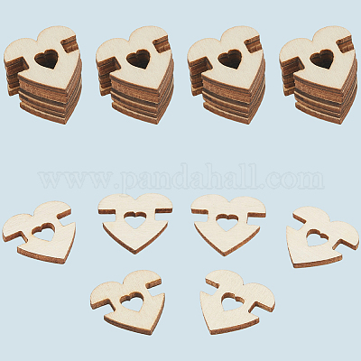 1 набор деревянных пуговиц с 1 отверстиями BUTT-CY0001-16A-1