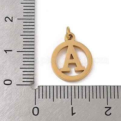 Подвески из нержавеющей стали 304 с соединительным кольцом STAS-R001-02G-A-1