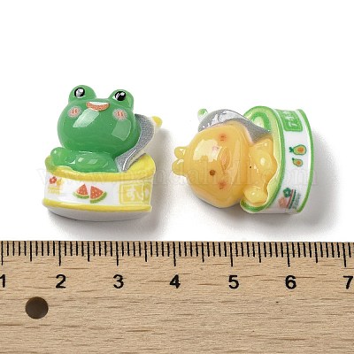 Непрозрачные кабошоны из смолы RESI-D007-04-1