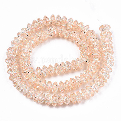 Стеклянные бусины кракле  GLAA-S192-004F-1