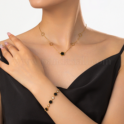 Элегантный комплект украшений из нержавеющей стали 201 AW4784-1