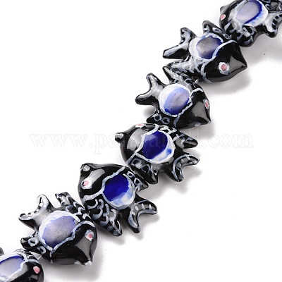 Фарфоровые бусины ручной работы PORC-G002-54B-1