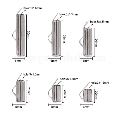 90 шт. 6 шт. застежка-скоба из нержавеющей стали 304 с защелкой на конце STAS-YW0001-20-1