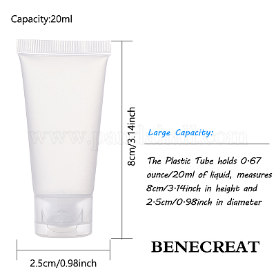 20 мл полиэтиленовые пластиковые многоразовые бутылки с откидной крышкой X1-MRMJ-WH0037-02A-1