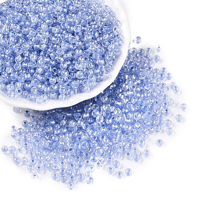 6/0 прозрачные внутри цветные стеклянные круглые бусины SEED-N006-004E-1