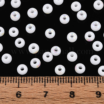 6/0 полупокрытая стеклянная бусина SEED-N008-04H-1