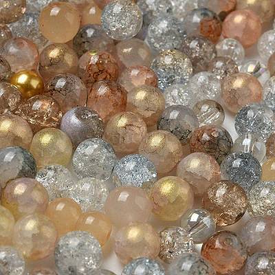 Разноцветные стеклянные бусины X1-GLAA-XCP0012-02W-1