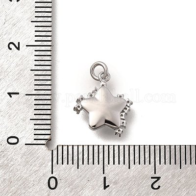 Латунные микро проложить кубического циркония подвески KK-Q043-04P-01-1