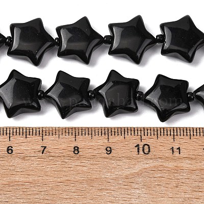 Natürlichen Obsidian Perlen Stränge&nbsp;G-K359-E13-1