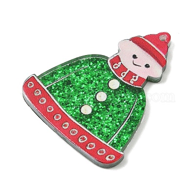 Рождественские акриловые подвески OACR-I028-02F-1