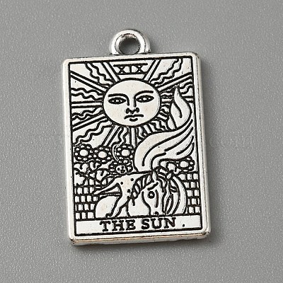 Подвески из цинкового тибетского сплава PALLOY-WH0105-05E-AS-1