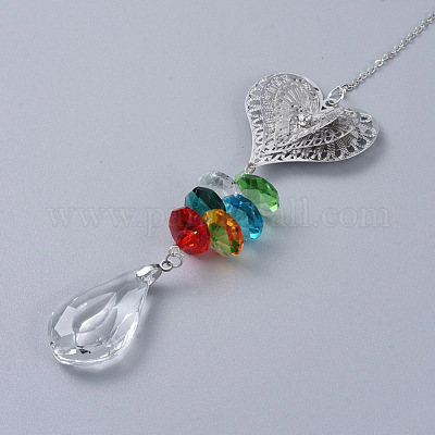 Хрустальная люстра призмы AJEW-G025-E05-1