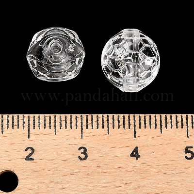 Perles en acrylique transparente&nbsp;OACR-G037-01E-1