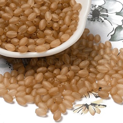 Стеклянные бусины прозрачных цветов SEED-F006-03A-10-1