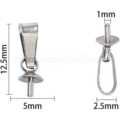 Подвески-гвоздики из нержавеющей стали 304 STAS-UN0002-20B-1