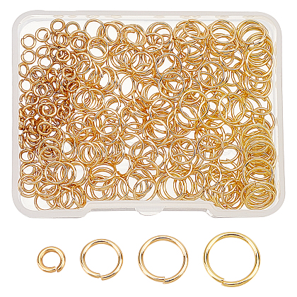 AHANDMAKER 320 Pcs Open Jump Rings STAS-GA0001-23-1