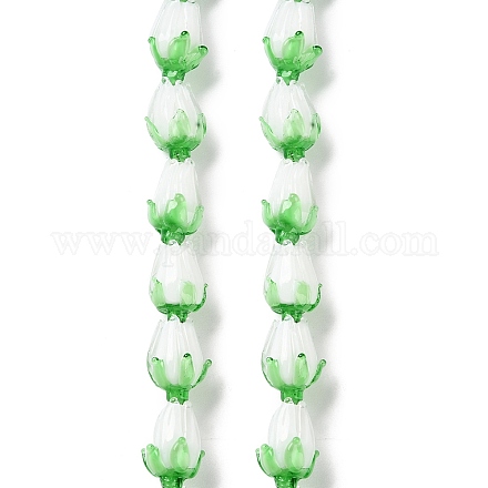 Бусы лэмпворк ручной работы LAMP-Q036-02-1