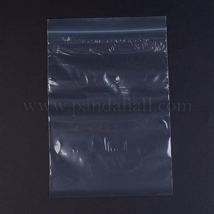 プラスチックジップロックバッグ  再封可能な包装袋  トップシール  セルフシールバッグ  長方形  ホワイト  30x20cm  片側の厚さ：3.1ミル（0.08mm）  100個/袋 OPP-G001-I-20x30cm-1