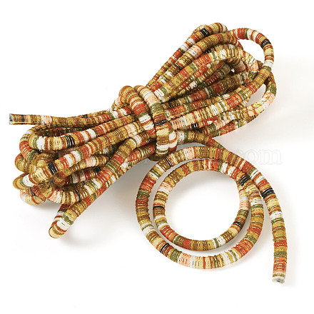 5 м шнур с эластичной обмоткой в этническом стиле&nbsp;OCOR-TA0002-44C-1