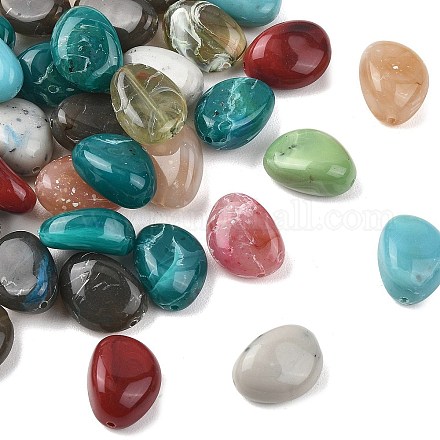 Непрозрачные акриловые бусины OACR-Z036-02A-1