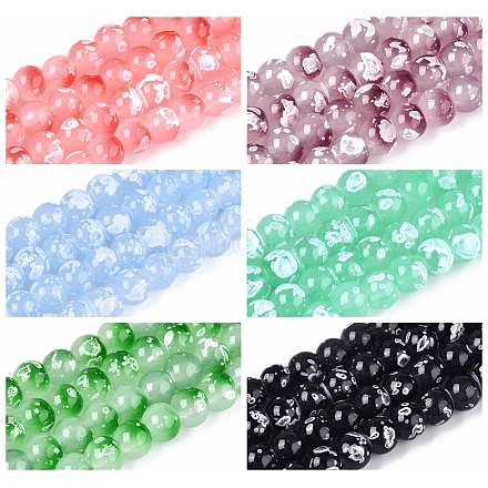 Выпечка краска бисер пряди DGLA-N015-6mm-M-1